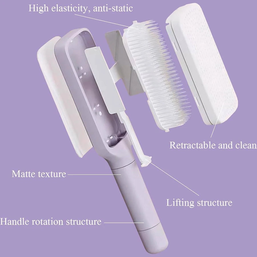 NEXA Self Cleaning Hair Brush