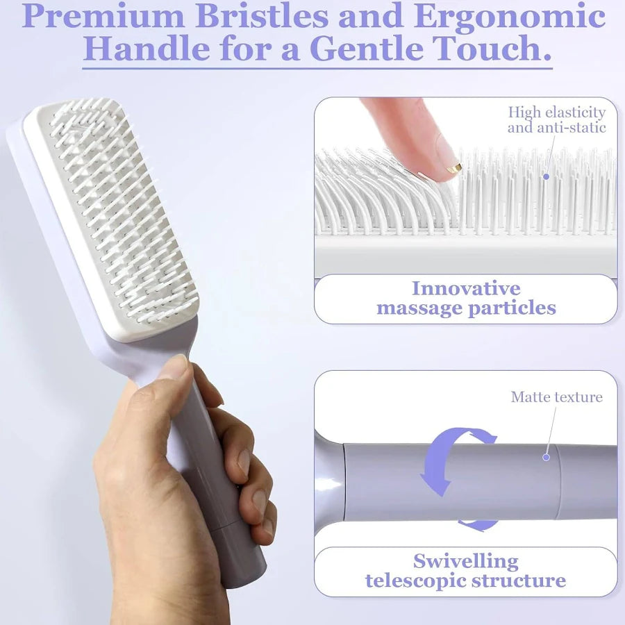 NEXA Self Cleaning Hair Brush